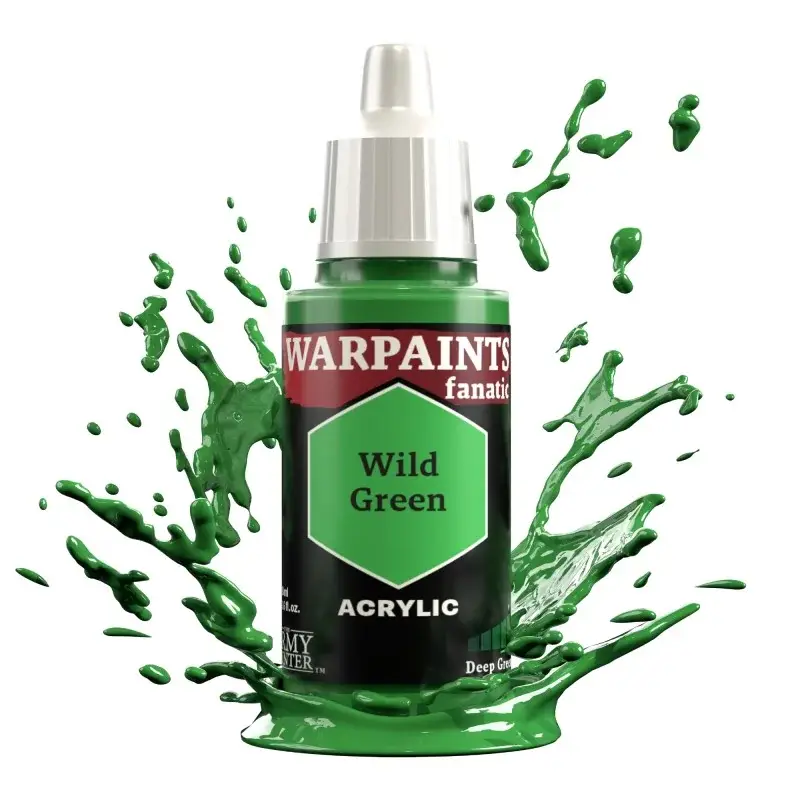 Hoge Kwaliteit Army Painter - Warpaints Fanatic - Wild Green Acrylverf