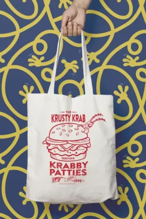 Premium SPONGEBOB - Krusty Krab - Tote Bag Tas