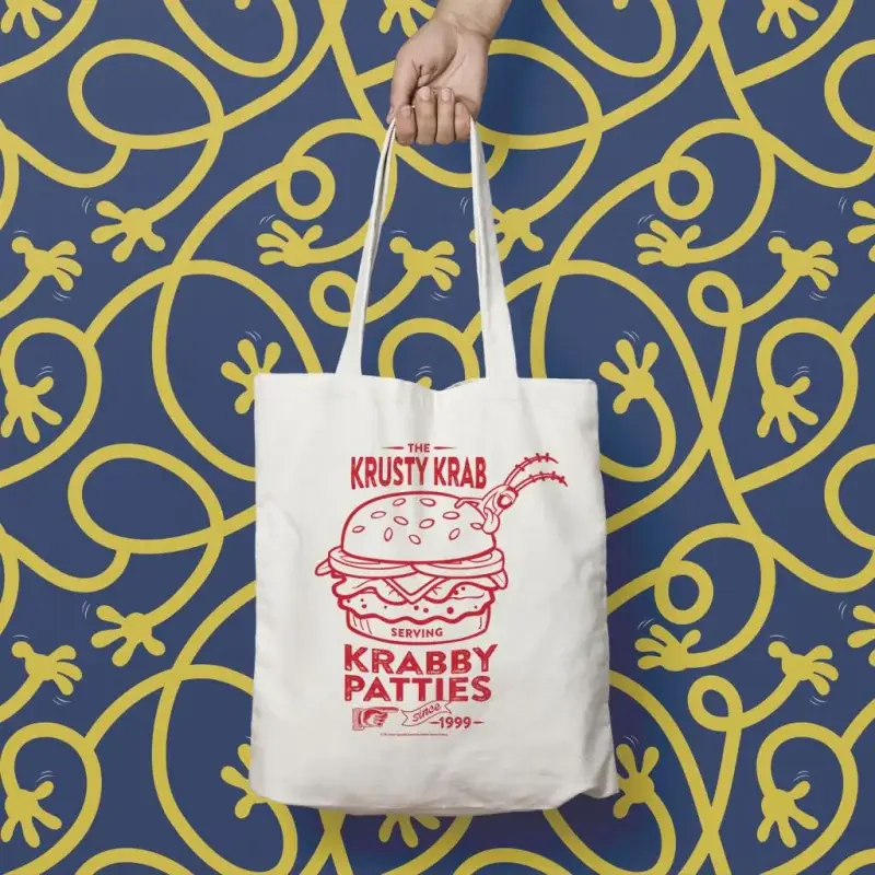 Premium SPONGEBOB - Krusty Krab - Tote Bag Tas