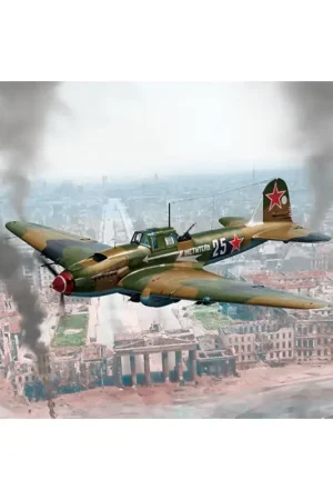 Beste Prijs Plastic airplane model IL-2m3 “Berlin 1945” 1:48 Schaalmodel