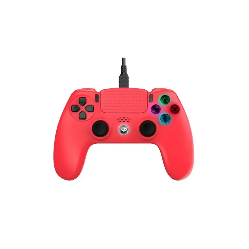 Gereduceerde Prijs Red Wired Controller for PS4 with 3M Cable with Jack Socket Gamepad