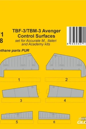 TBF-3/TBM-3 Avenger Control Surfaces Laatste Kans