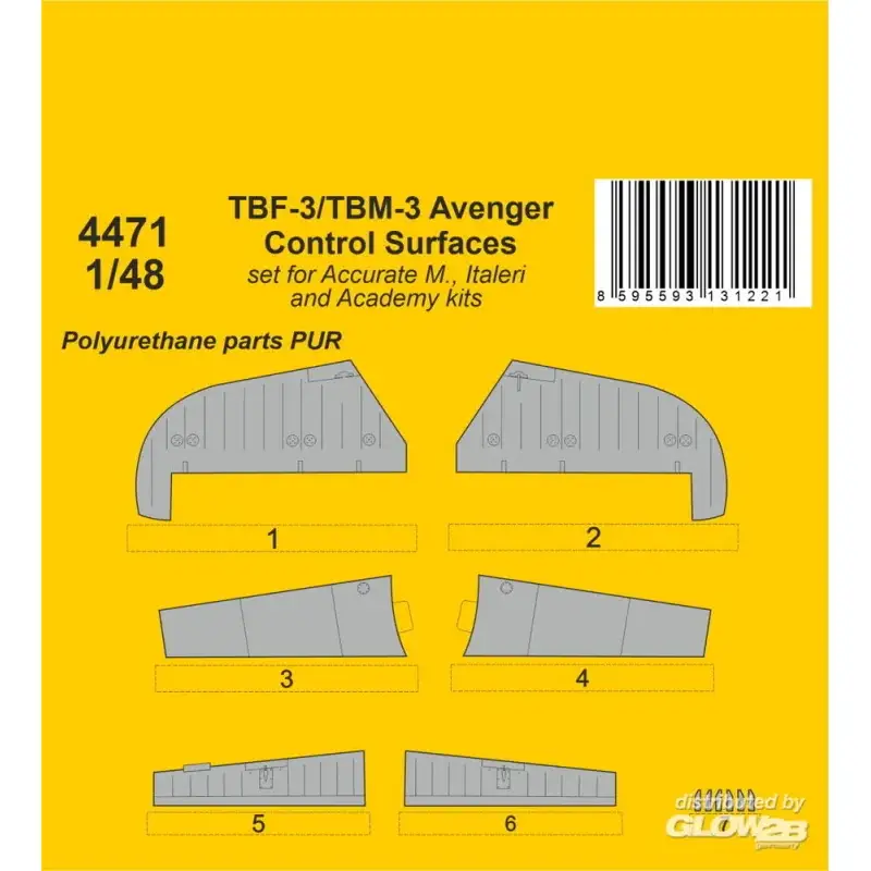 TBF-3/TBM-3 Avenger Control Surfaces Laatste Kans