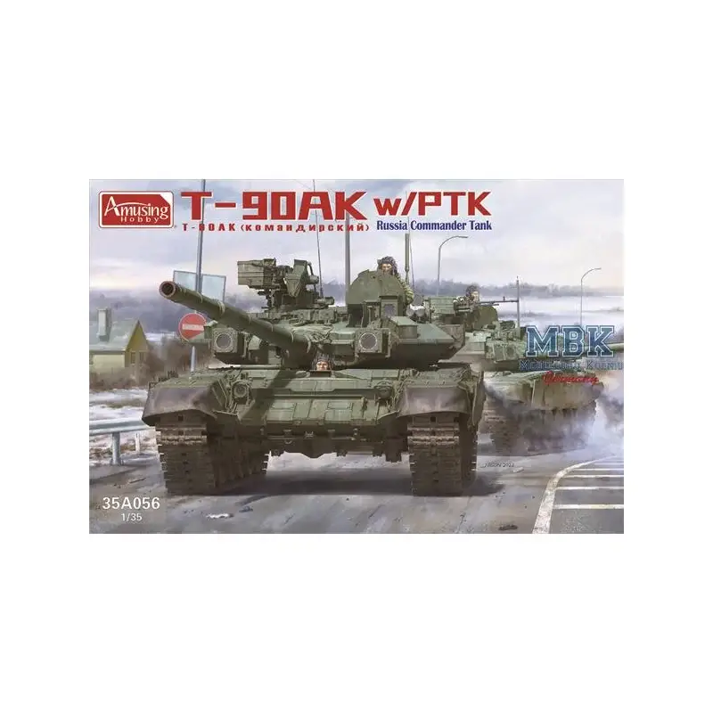 Russian T-90AK w/PTK Schaalmodel Tijdelijk Beschikbaar