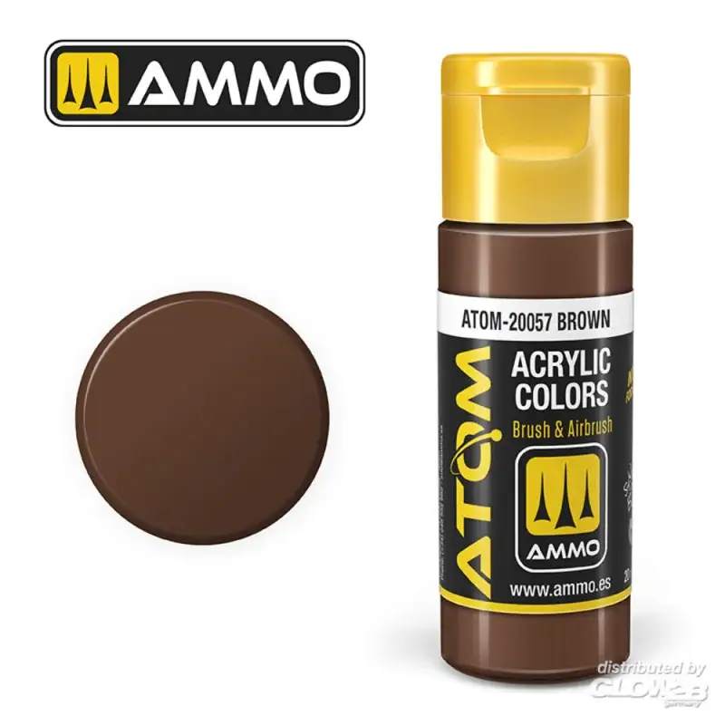 Finale Uitverkoop ATOM COLOR Brown Acrylverf