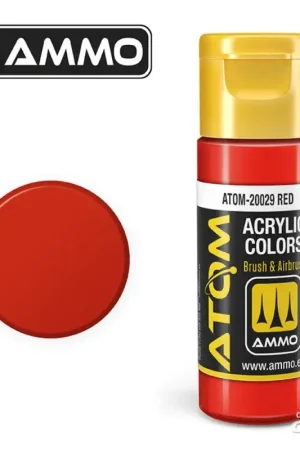 Alleen Vandaag ATOM COLOR Scarlet Red Acrylverf