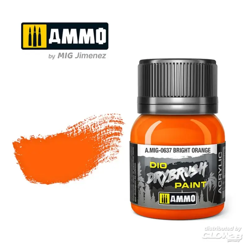 Koop Vandaag DRYBRUSH Bright Orange Acrylverf