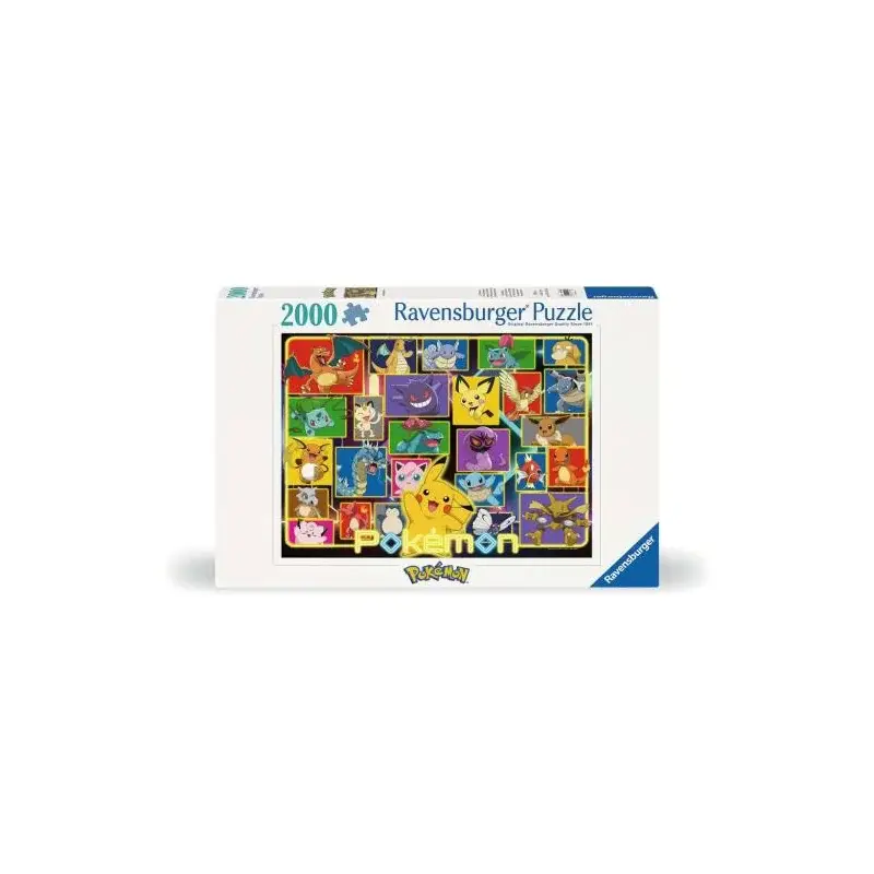POKEMON - Puzzle 2000P - Luminous Pokemon Puzzel Express Levering