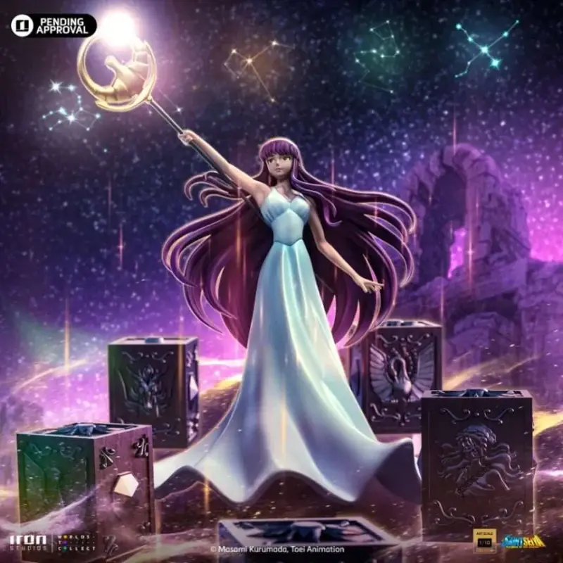 Saint Seiya – Saori Kido Athena Iron Studios Art Scale 1/10 Deluxe Figuurtje Gecertificeerd