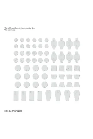 Actieprijs GUNDAM - Customize Material (Decoration Parts 1 White) - Model Kit Gunpla