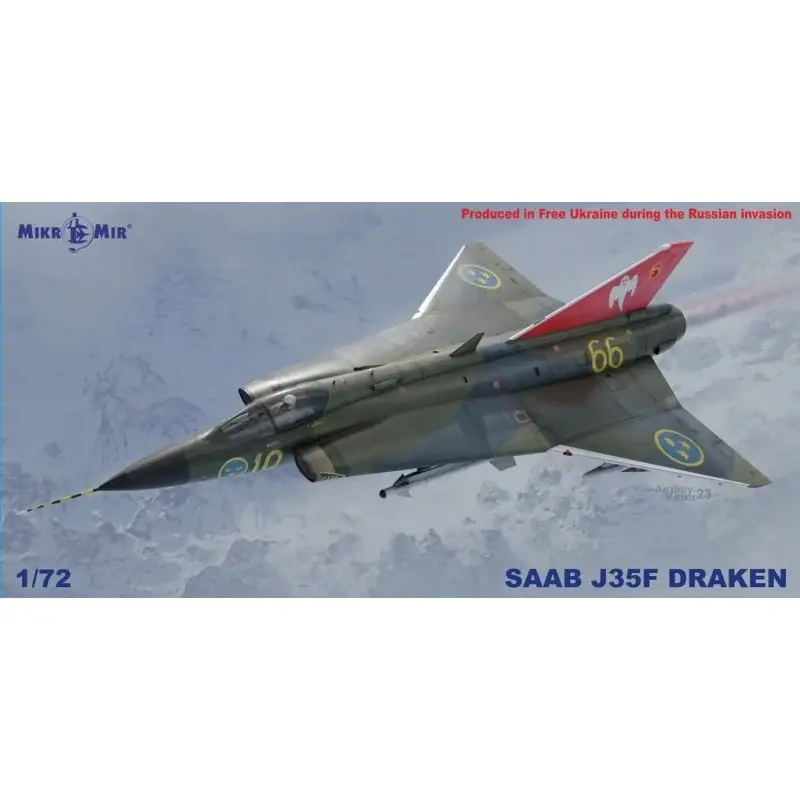 Saab J-35F Draken Schaalmodel Beste Prijs