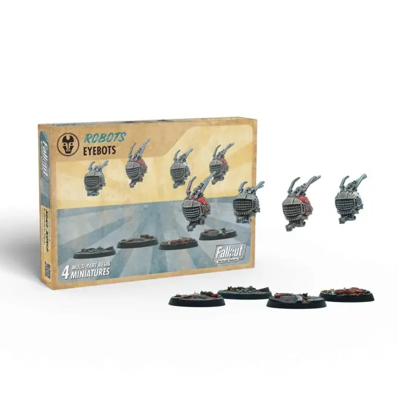 Fallout Wasteland Warfare Nuka World Eyebots Bordspel Must-Have