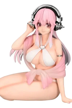 Super Sonico PVC Statue Noodle Stopper Super Sonico Summer Memories Ver. 11cm Figuurtje Veilige Betaling