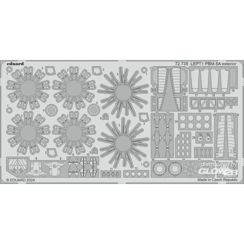 Goedkoop PBM-5A exterior 1/72 ACADEMY Accessoire