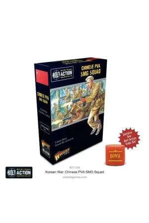 Bestseller Korean War: Chinese PVA SMG Squad Figuur spellet