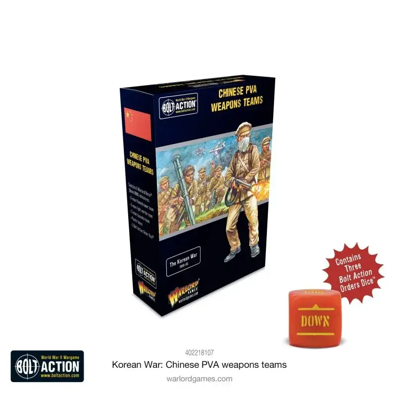 Korting Korean War: Chinese PVA Weapons Teams Figuur spellet