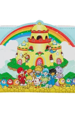 Hete Deal Blonde in Rainbow Land by Loungefly Rainbow Brite Castle Purse Portemonnee
