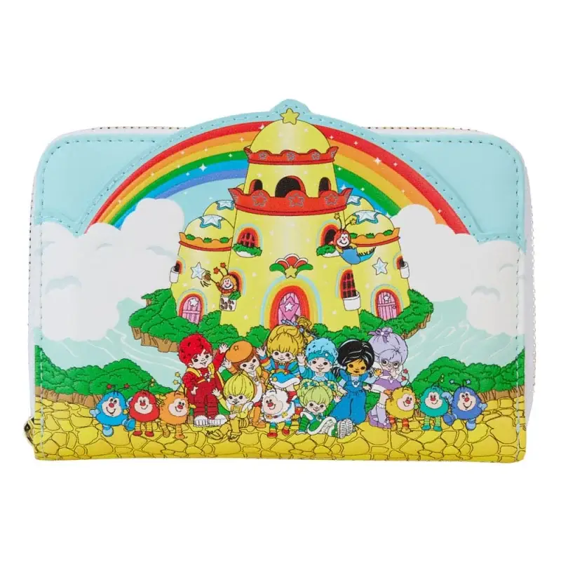 Hete Deal Blonde in Rainbow Land by Loungefly Rainbow Brite Castle Purse Portemonnee