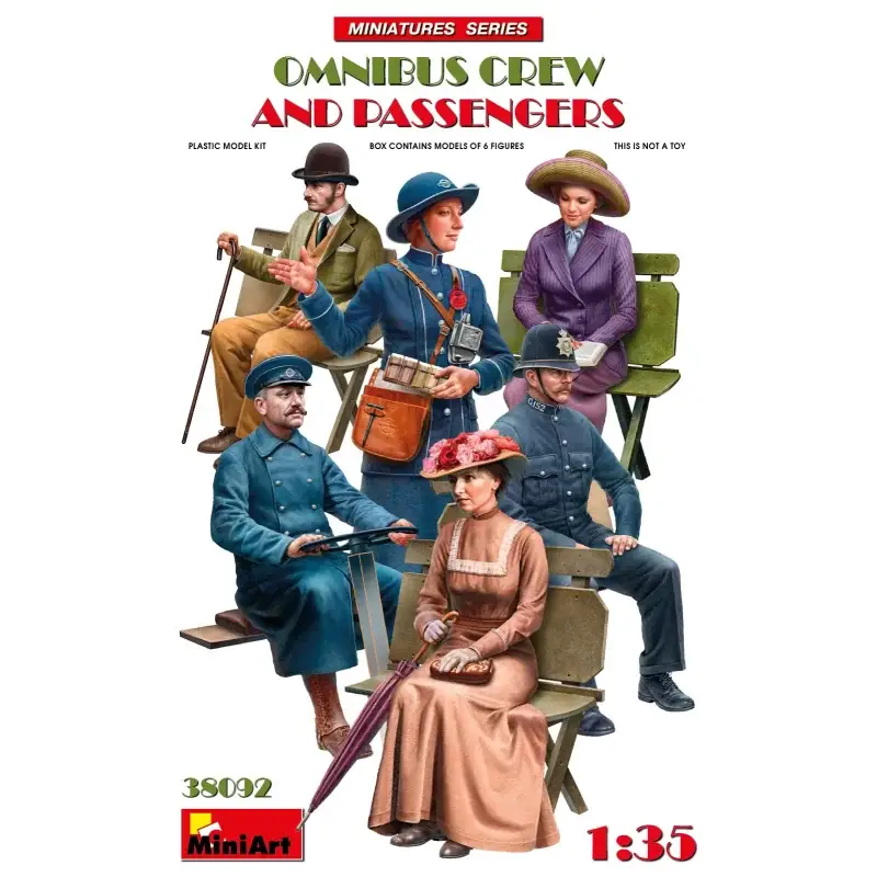 Premium OMNIBUS CREW AND PASSENGERSKit contains models of 6 Figures. Figuren