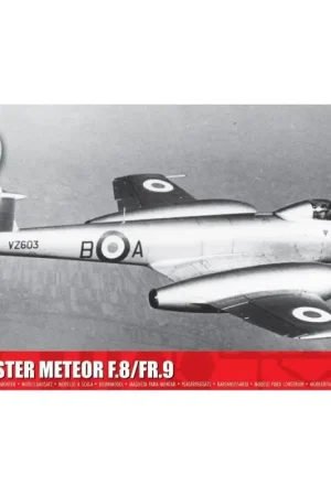 Airfix: schaal 1/72 - Gloster Meteor F.8/FR.9 Schaalmodel Hoge Kwaliteit