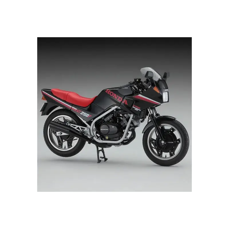 Plastic model of motorcycle Honda VT250F (MC08) 1984 “Black color” 1:12 Schaalmodel Snelle Levering