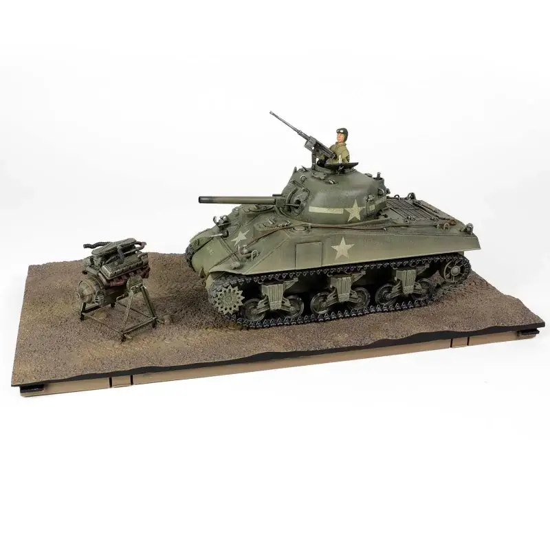 Sherman m4a3 (75) american medium training tank “usarmy – company c – bat. of the 10th – 5th armored div.” 1943 Weekendaanbieding