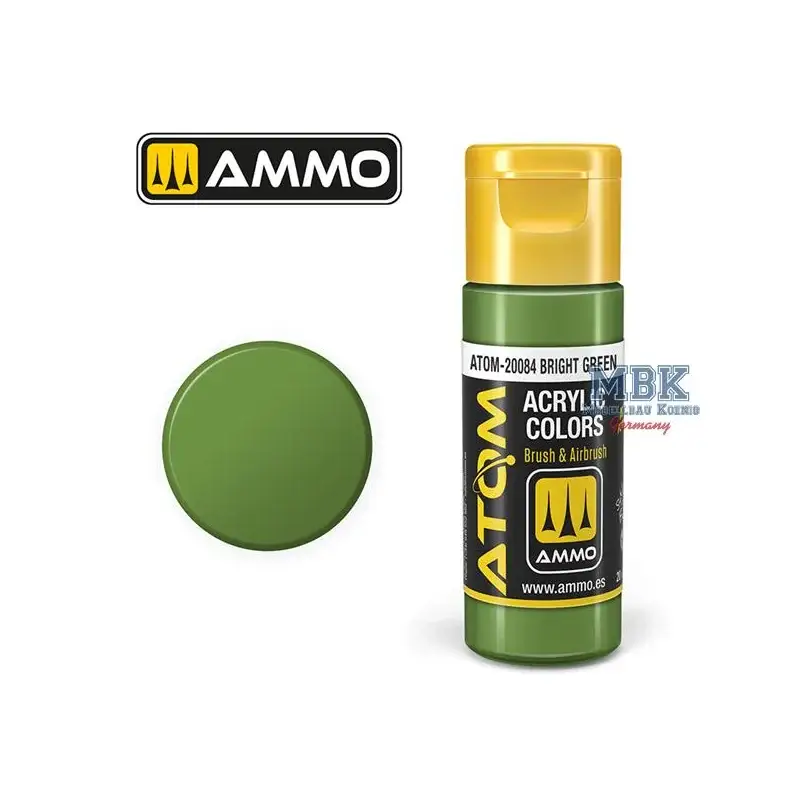 ATOM COLOR Bright Green Acrylverf Dagaanbieding