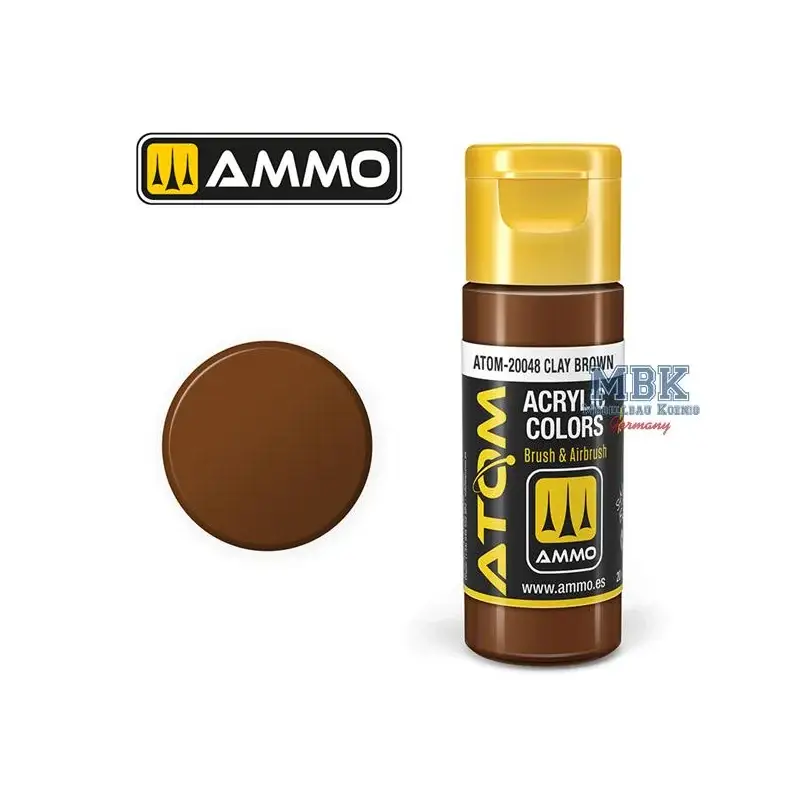 Koop Online ATOM COLOR Clay Brown Acrylverf