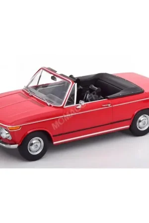 Bmw 2002 convertible 1968 red Miniatuur Express Levering