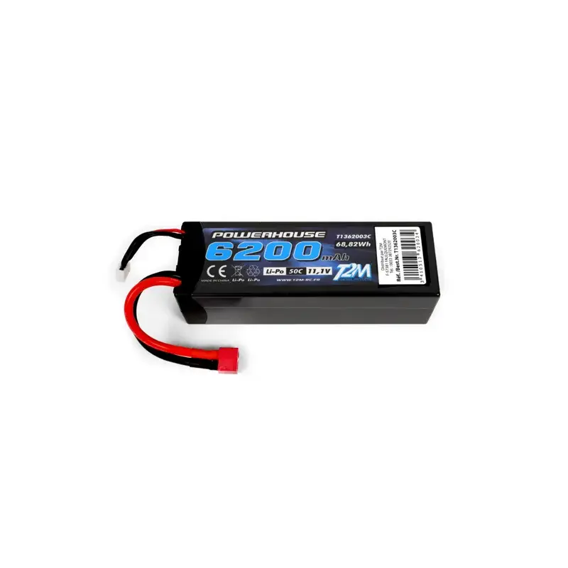 Dagaanbieding LiPo battery 3S 11.1V 6200 mAh 50C Lipo Accu
