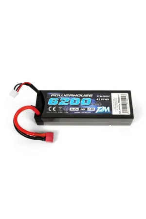 LiPo battery 2S 7.4V 6200 mAh 50C Lipo Accu Must-Have