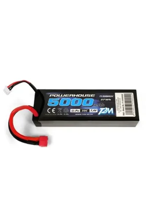 LiPo battery 2S 7.4V 5000 mAh 50C Lipo Accu Voordeelprijs