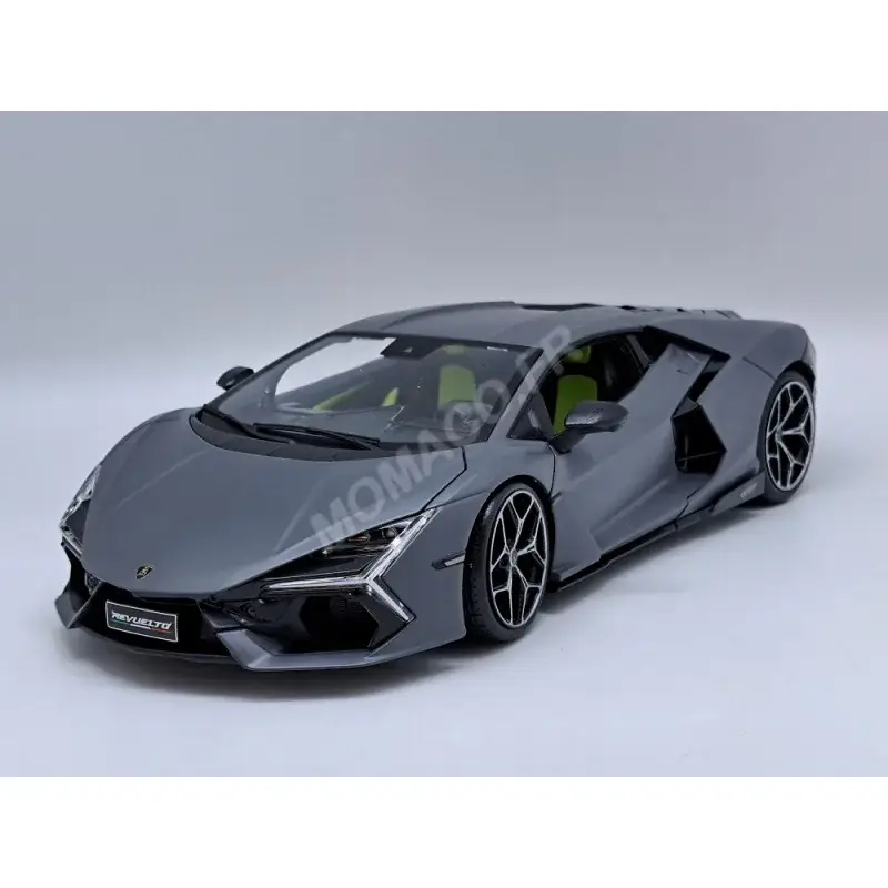 Lamborghini revuelto 2023 matt gray Miniatuur Speciale Aanbieding