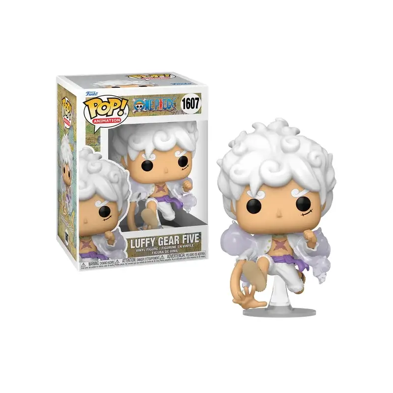 Premium ONE PIECE - POP Animation N° 1607 - Luffy Gear 5 with Chase Pop figur