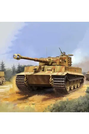 Korting Kunststof tankmodel Pz.Kpfw.VI Ausf.E Sd.Kfz.181 TIGER I nieuwste generatie 1:16