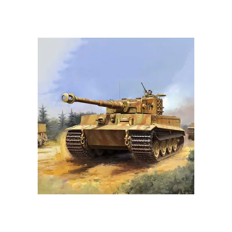 Korting Kunststof tankmodel Pz.Kpfw.VI Ausf.E Sd.Kfz.181 TIGER I nieuwste generatie 1:16