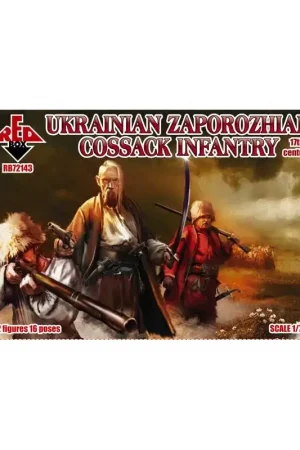 Premium Oekraïense Zaporozje Kozakken-infanterie. 17e eeuw Figuren