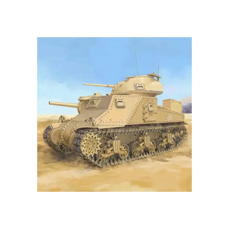 Kunststof model van M3 Grant Medium Tank 1:35 Schaalmodel Hoge Kwaliteit