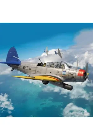 Populair Plastic modelvliegtuigen TBD-1 Devastator 1:48 Schaalmodel