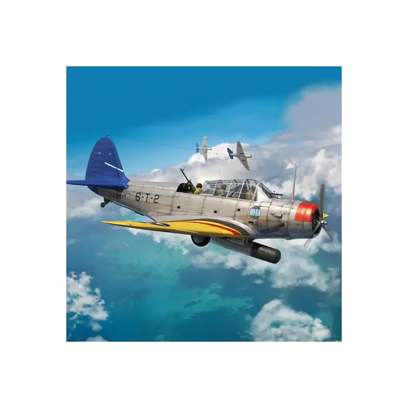 Populair Plastic modelvliegtuigen TBD-1 Devastator 1:48 Schaalmodel