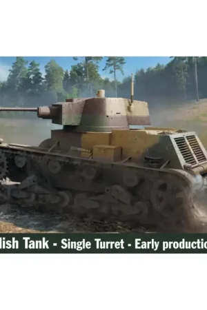 Laatste Versie IBG MODELS: 1/35; 7TP Polish Tank - Single Turret - Early Production Schaalmodel