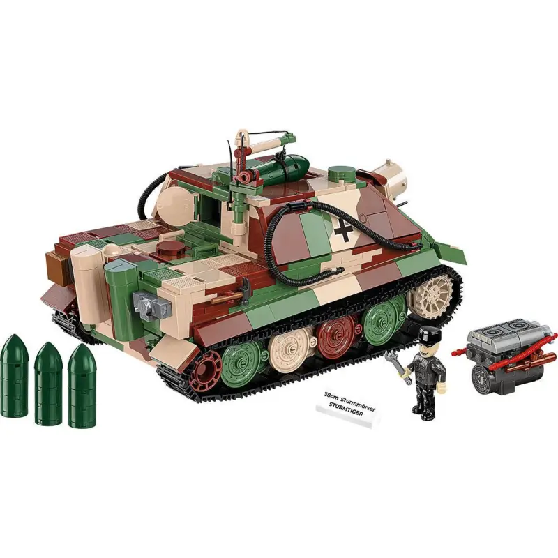 Koopje 1115 pcs hc wwii /2585/ sturmmorser tiger sturmt