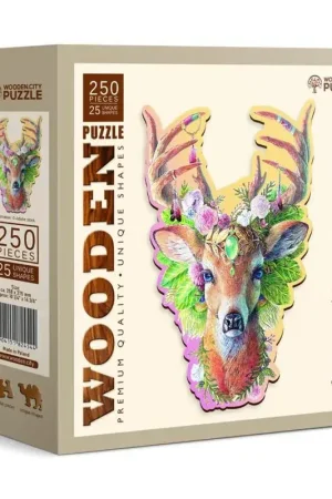 Populair Houten stadspuzzel: MODISH DEAR 250/25, houten, 8+