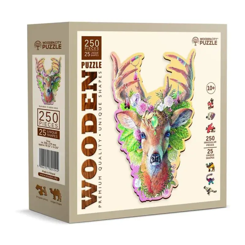 Populair Houten stadspuzzel: MODISH DEAR 250/25, houten, 8+