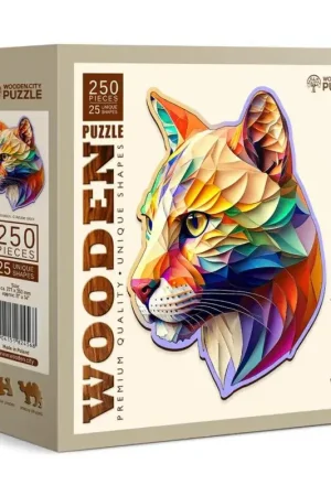 Betaalbaar Houten stadspuzzel: GAUDY COUGAR 150/15, houten, 8+