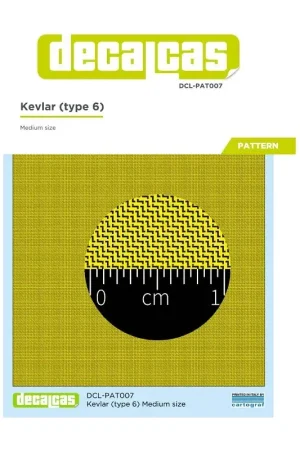 Sticker KEVLAR TYPE 6 MEDIUM SIZE Decal Betaalbaar