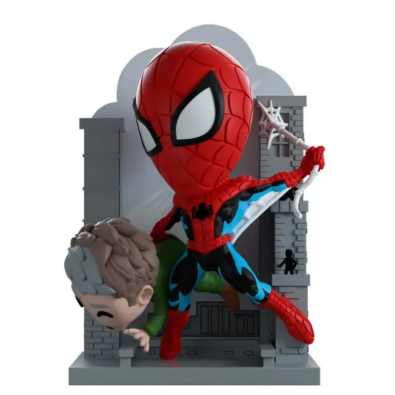 Marvel Vinyl Diorama Spider-Man 12 cm Beeldjes Flitsaanbieding