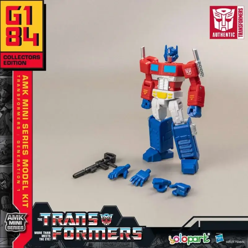 Transformers Genration One Optimus Prime Amk Mini Model Kit Korting