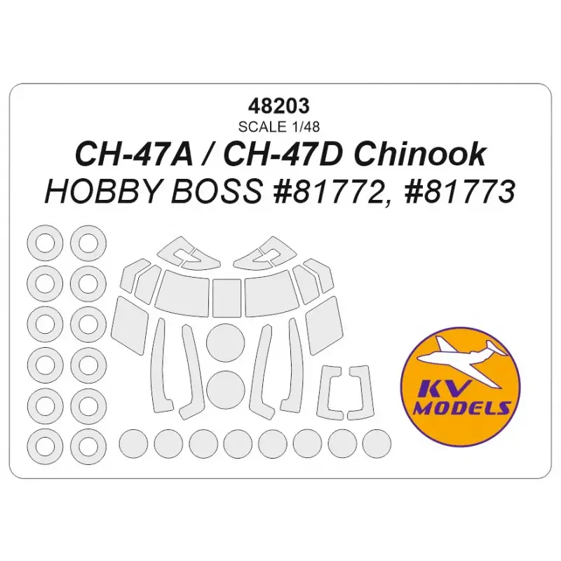 Bestseller Boeing CH-47A / CH-47D Chinook (Hobby Boss 81772, 81773) Accessoire