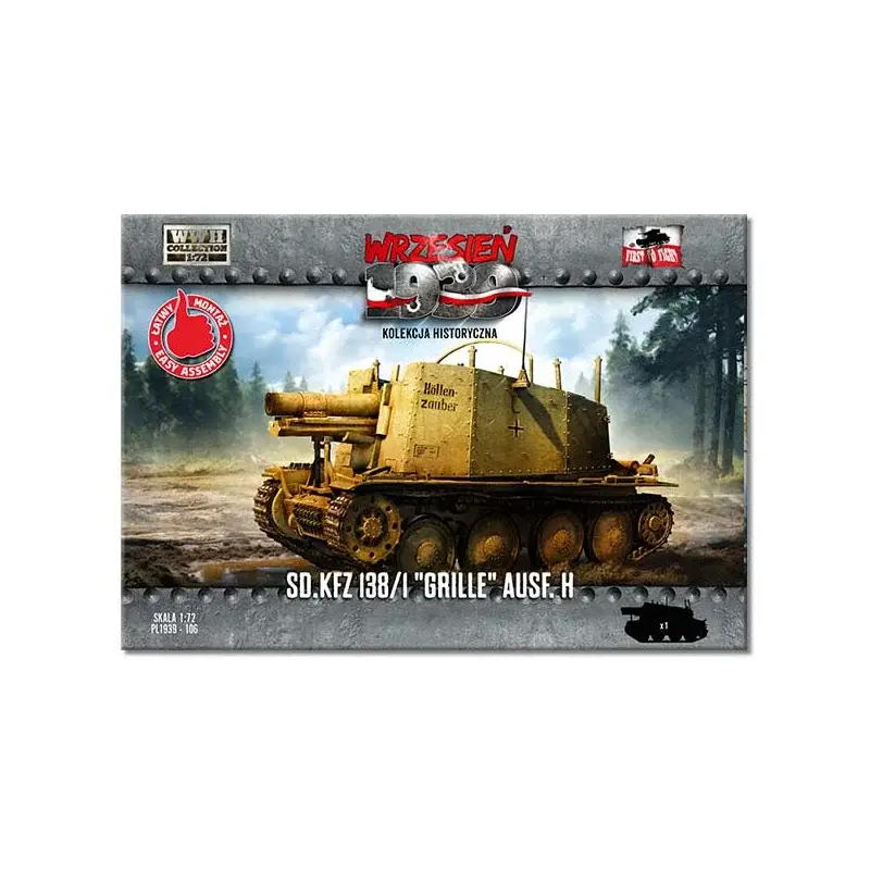 Sd.Kfz.138/1 'GRILLE' Ausf.H Attention!!! The booklet is in Polish and English. Schaalmodel Shop Nu